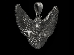 Owl pendant basrelief 3D Baskı Modeli