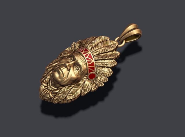 Indian shop head charm