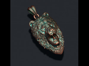 Man bear pendant 3Dプリントモデル