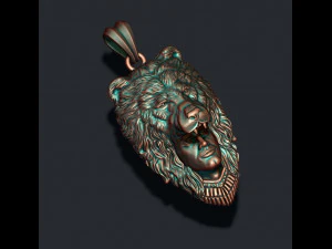 Man bear pendant 3D Print Model