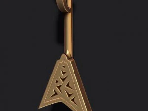 Electric guitar pendant 3D Print Model