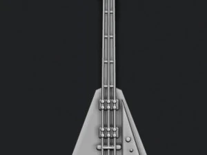 Electric guitar pendant 3D Print Model