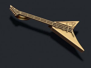 Electric guitar pendant 3D-printmodel