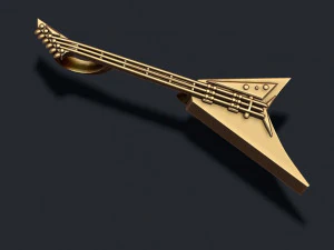 Electric guitar pendant 3D Print Model