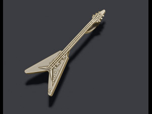 Electric guitar pendant 3D 프린트 모델