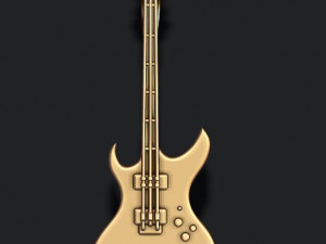 Electric guitar pendant 3D प्रिंट मॉडल