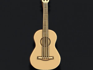 Guitar pendants pack Modèles 3D en vedette