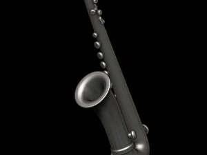 Saxophone pendant 3D Print Model