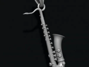 Saxophone pendant 3D Print Model