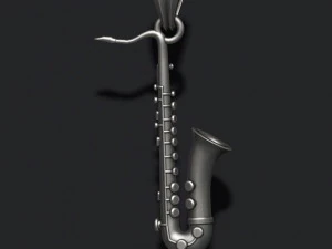 Saxophone pendant 3D Print Model