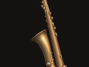 Saxophone pendant 3D Print Model