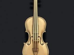 Violin pendant 3D Print Model