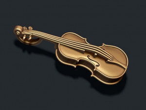 Violin pendant Modello di stampa 3D