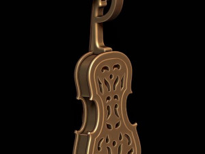 Violin pendant Modello di stampa 3D