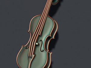 Violin pendant Modello di stampa 3D