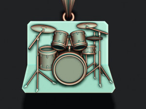 Drum pendant 3D 打印模型