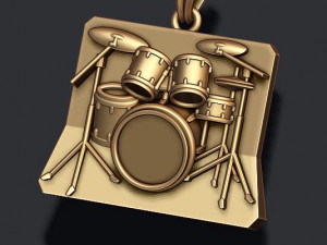 Drum pendant 3D 打印模型