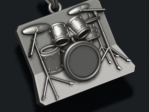 Drum pendant 3D 打印模型