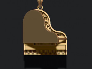 Piano pendant 3D प्रिंट मॉडल