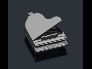 Piano pendant 3D प्रिंट मॉडल