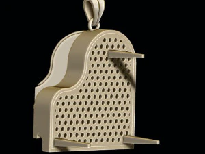 Piano pendant 3D Print Model