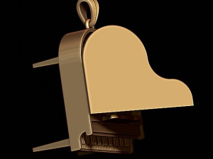 Piano pendant 3D प्रिंट मॉडल