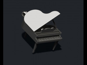Piano pendant 3D प्रिंट मॉडल
