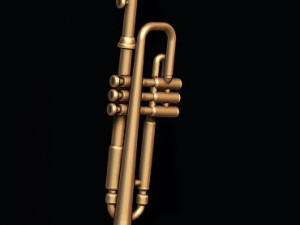 Trumpet pendant 3D Print Model