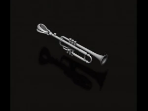 Trumpet pendant 3D Print Model