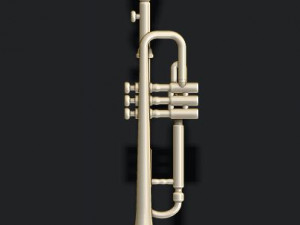 Trumpet pendant 3D Print Model