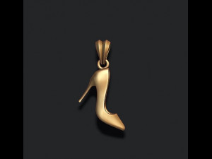 Women shoes pendant Model do druku 3D