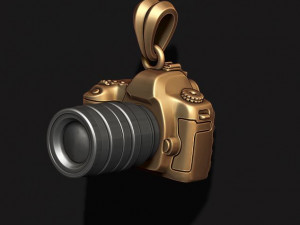 Photo camera pendant Modelo de Impressão 3D