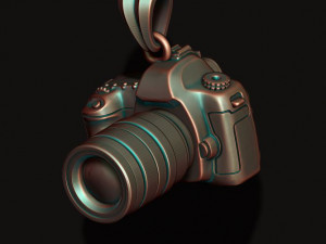Photo camera pendant Modello di stampa 3D