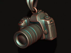 Photo camera pendant 3D Print Model