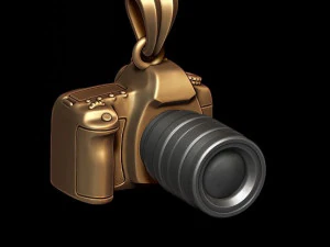 Photo camera pendant 3D Print Model