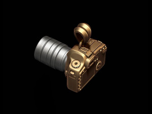 Photo camera pendant Modello di stampa 3D