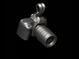 Photo camera pendant Modello di stampa 3D