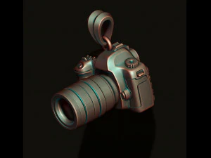 Photo camera pendant 3D Print Model