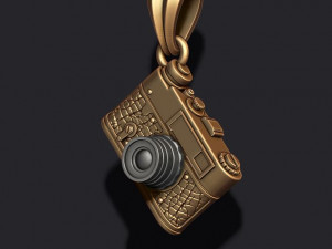 Photo camera pendant 3D Print Model