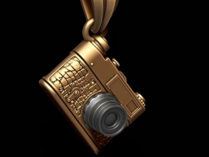 Photo camera pendant 3Dプリントモデル