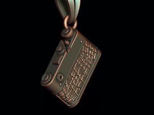 Photo camera pendant 3Dプリントモデル
