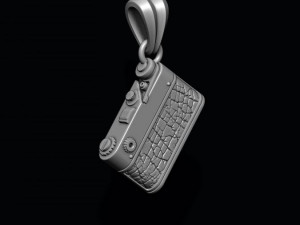 Photo camera pendant 3Dプリントモデル