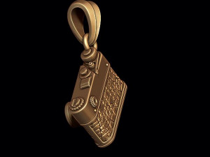 Photo camera pendant 3Dプリントモデル