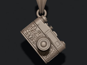 Photo camera pendant 3Dプリントモデル