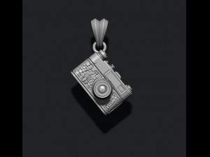 Photo camera pendant 3Dプリントモデル