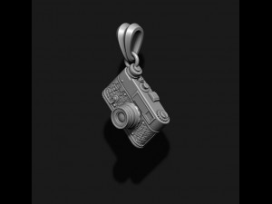 Photo camera pendant 3Dプリントモデル