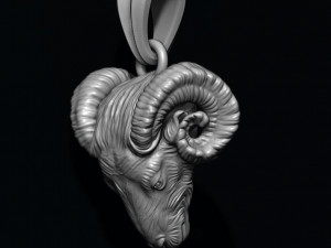 Ram pendant 3D Print Model