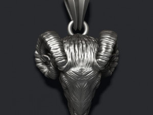 Ram pendant 3D Print Model