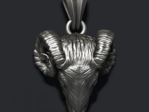Ram pendant 3D Print Model