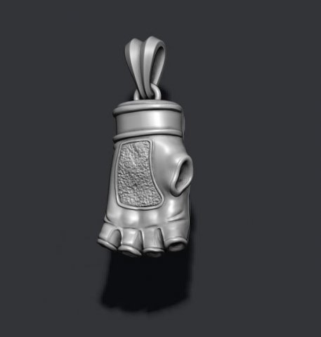 Mma gloves pendant 3D Print Model .c4d .max .obj .3ds .fbx .stl .blend 